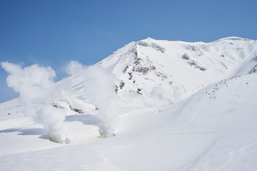 大雪山 旭岳の噴気孔
