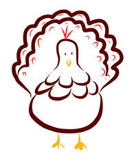 Illustration of a turkey
