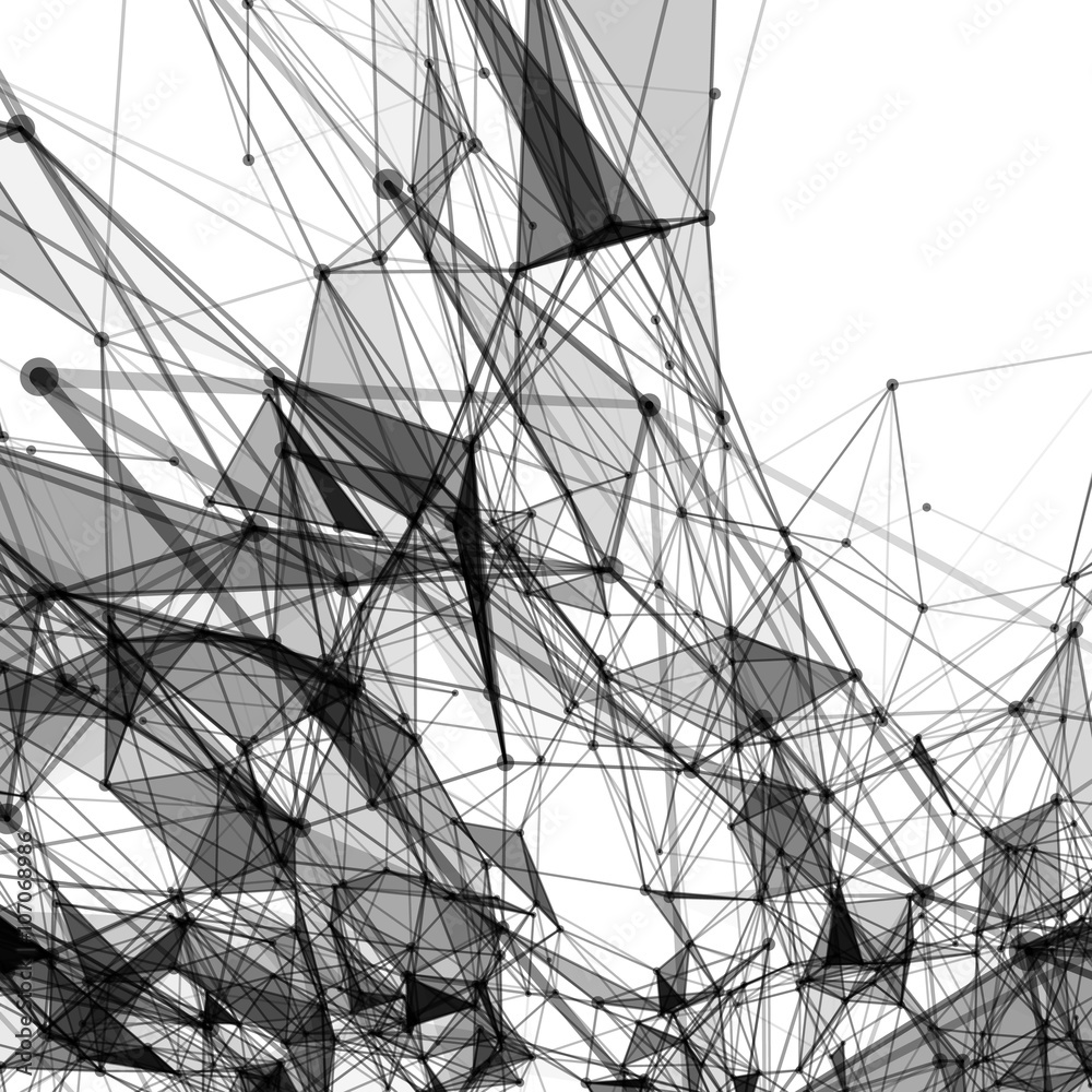 Poster abstract background with dotted grid