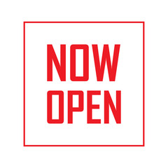 now open, red vector now open, red tag now open, background now open, illustration now open, element now open, sign now open, design now open