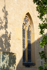 Fototapeta na wymiar Evangelische Stadtkirche in Rheda, Nordrhein-Westfalen