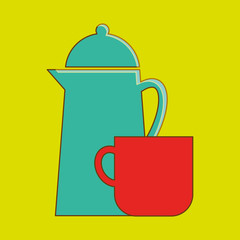 Coffee shop design , vector illustration