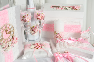 cushion for rings. pink