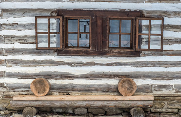Wooden cottage in Zuberec, Slovakia