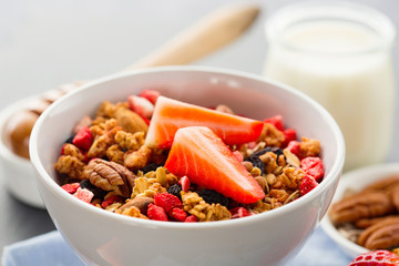 Breakfast with granola