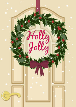 Christmas wreath.