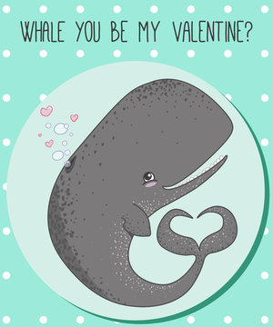 Whale you be my valentine?