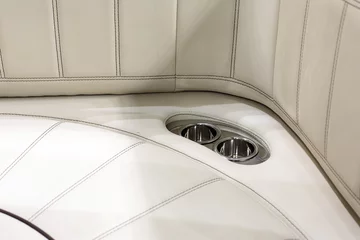 Tableaux ronds sur aluminium brossé Sports nautique Intérieur Yacht
