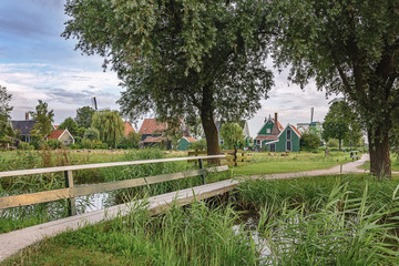 Obraz premium Morning in the village