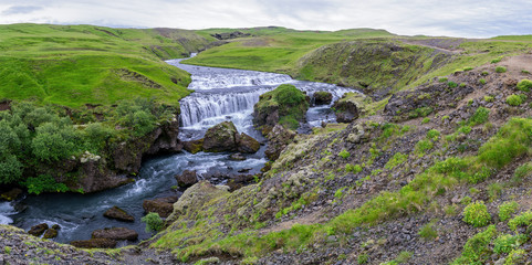 Upper part of Skogafoss