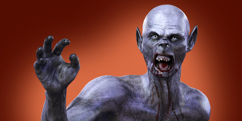 zombie vampire monster 3D render © de Art