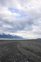 View from hiking trail in the Chilkat State Park near Haines Alaska - Glacier Point, Haines, AK, United States