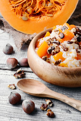 Porridge made of pumpkin