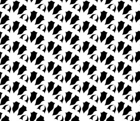 Vector modern seamless geometry pattern weird, black and white abstract geometric background, subtle pillow print, monochrome retro texture, hipster fashion design