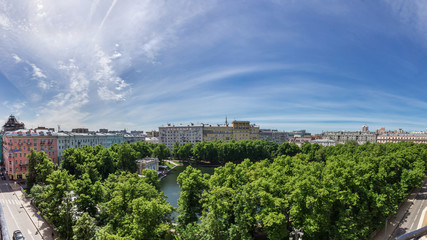 Fototapeta na wymiar Patriarch's Ponds, panoramic views from a height