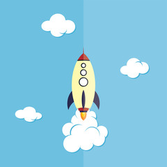 rocket ship launch