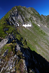 Mountain landscape in the Transylvanian Alps, Romania