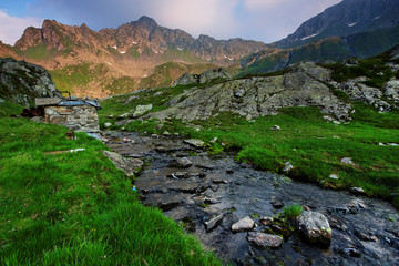 Glacier Valley in the Transylvanian Alps, Romania