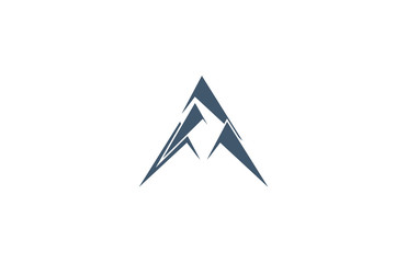 mountain abstract triangle logo