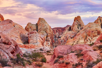 Fototapeta na wymiar Valley of the Fire national park in Nevada, USA