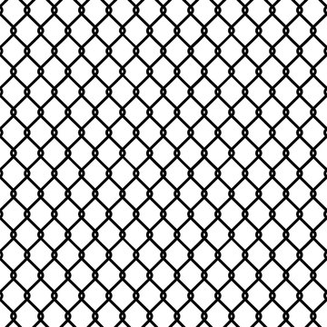 Seamless chain link fence silhouette pattern texture wallpaper