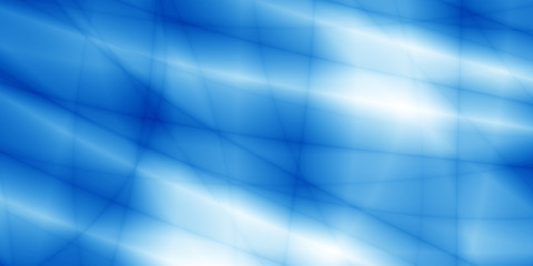 Wide screen blue magic technology abstract background