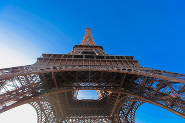 Beautiful view of Eiffel Tower in Paris 