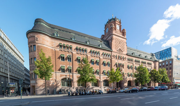 Gamla Posten p&aring; Vasagatan nu mer finns Regeringskansliet i denn