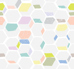 Hexomania Seamless Pattern