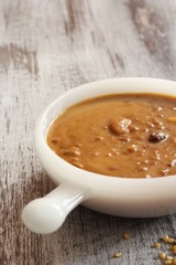 Lentil Kheer / Pradaman - Lentil dessert prepared during South Indian festivals