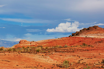 Valley of the Fire national park in Nevada, USA