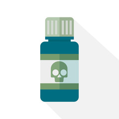 Vector Bottle of Poison icon
