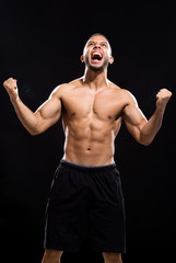 Obraz premium Furious man screaming