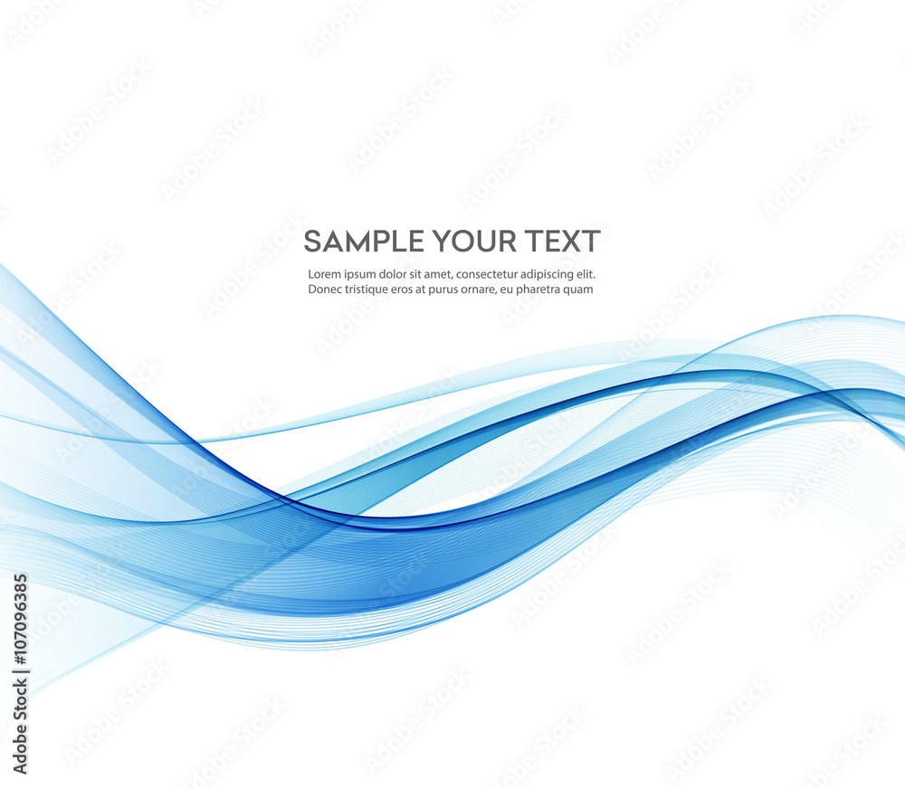 Aufkleber abstract color wave design element
