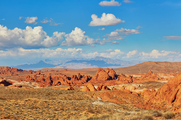 Valley of the Fire national park in Nevada, USA