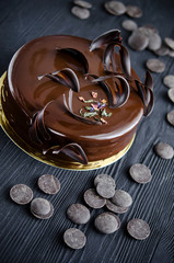 Chocolate cake glazed