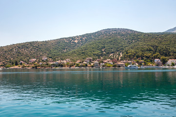 View of Agia Effimia village on Kefalonia