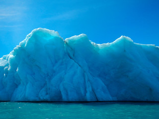 Fototapeta na wymiar iceberg on water