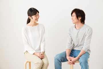 young asian couple lifestyle image