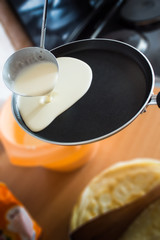 Baking pancake