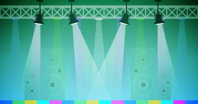 A loopable flat animated disco background.	