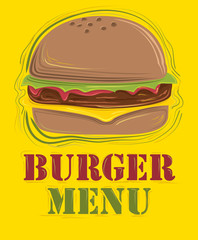 Burger Menu, Illustration (Vector Art)