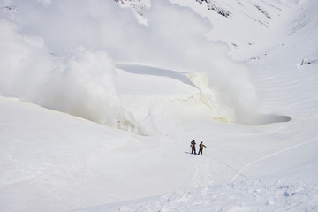 大雪山 旭岳の噴気孔
