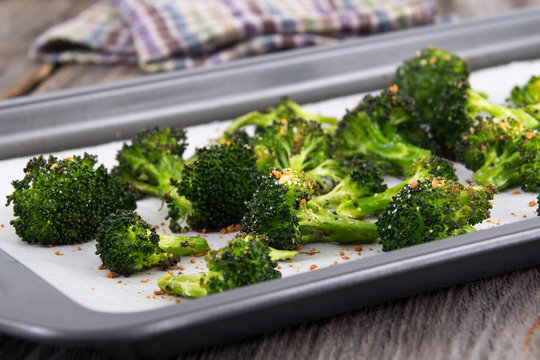 garlic parmesan broccoli side