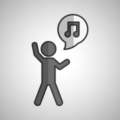 Social media profil  icon design, vector illustration