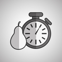 chronometer icon  design, vector illustration