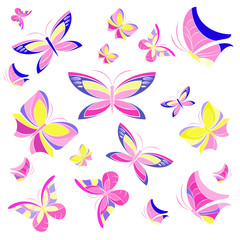 butterflies design