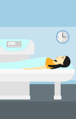 Magnetic resonance imaging.