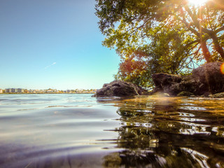beautiful clear water at key west florida