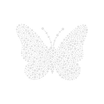 Butterfly in light design 